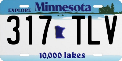 MN license plate 317TLV