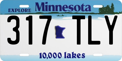 MN license plate 317TLY