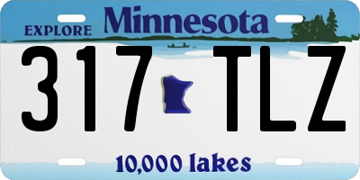 MN license plate 317TLZ