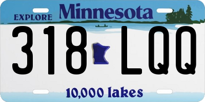 MN license plate 318LQQ