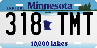 MN license plate 318TMT