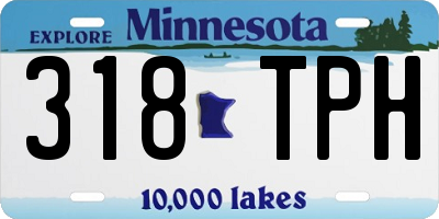 MN license plate 318TPH