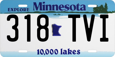 MN license plate 318TVI