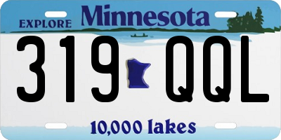 MN license plate 319QQL