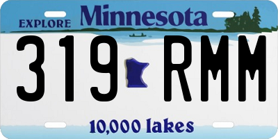 MN license plate 319RMM