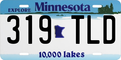 MN license plate 319TLD