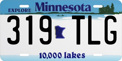 MN license plate 319TLG