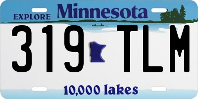 MN license plate 319TLM