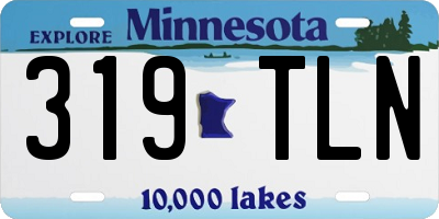 MN license plate 319TLN