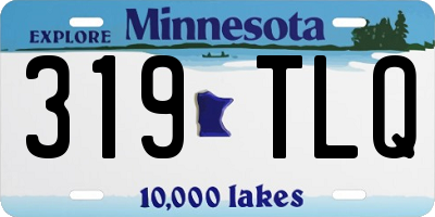 MN license plate 319TLQ
