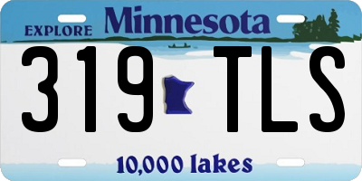 MN license plate 319TLS