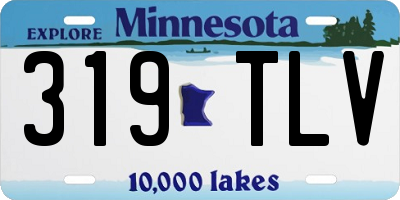 MN license plate 319TLV