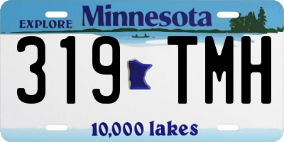 MN license plate 319TMH