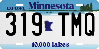 MN license plate 319TMQ