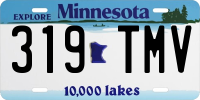 MN license plate 319TMV
