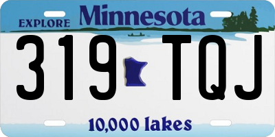 MN license plate 319TQJ