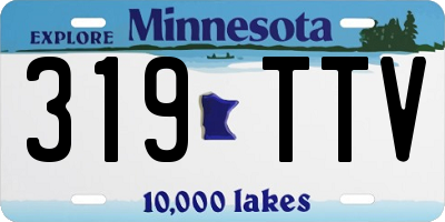 MN license plate 319TTV
