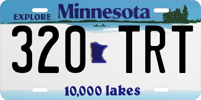 MN license plate 320TRT
