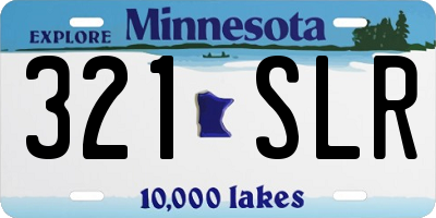 MN license plate 321SLR