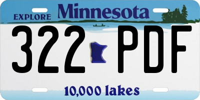 MN license plate 322PDF