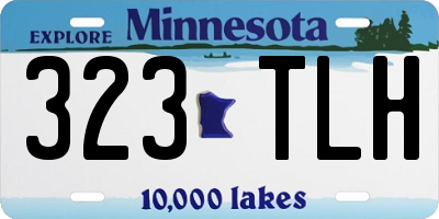 MN license plate 323TLH