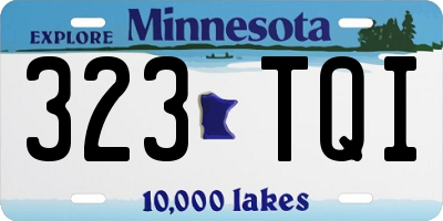 MN license plate 323TQI