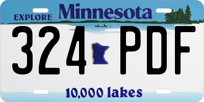 MN license plate 324PDF