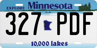MN license plate 327PDF