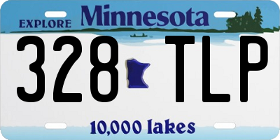 MN license plate 328TLP