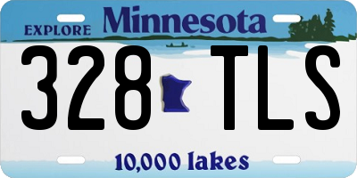 MN license plate 328TLS