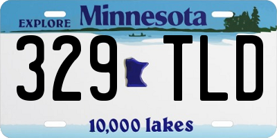 MN license plate 329TLD