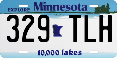 MN license plate 329TLH