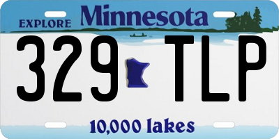 MN license plate 329TLP