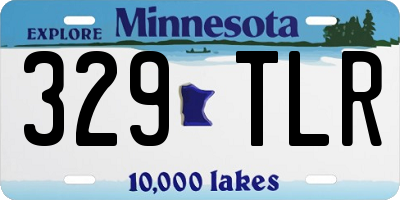 MN license plate 329TLR
