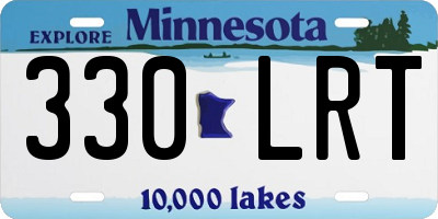 MN license plate 330LRT