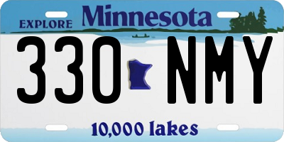MN license plate 330NMY