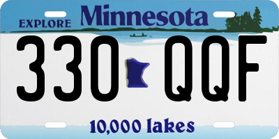 MN license plate 330QQF