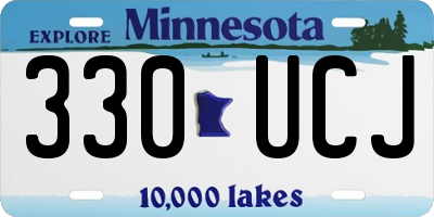 MN license plate 330UCJ