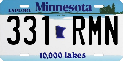 MN license plate 331RMN