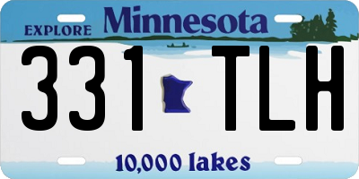 MN license plate 331TLH