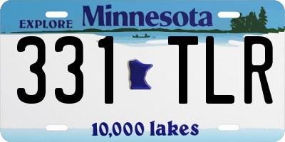 MN license plate 331TLR