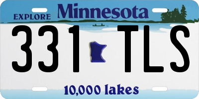MN license plate 331TLS