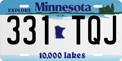 MN license plate 331TQJ