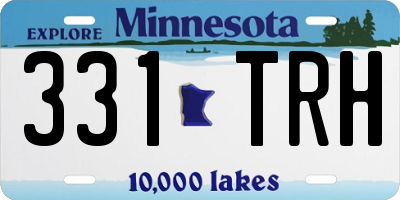 MN license plate 331TRH