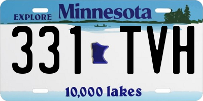 MN license plate 331TVH
