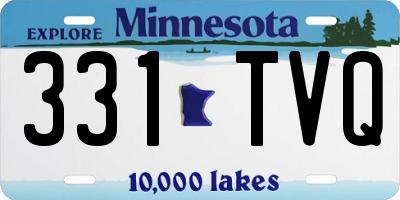 MN license plate 331TVQ