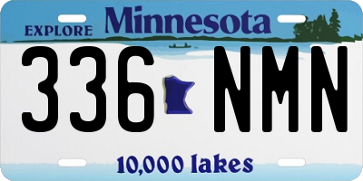 MN license plate 336NMN