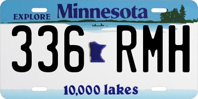 MN license plate 336RMH