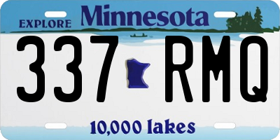 MN license plate 337RMQ