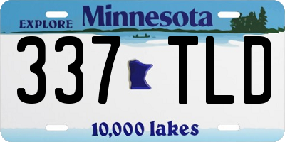 MN license plate 337TLD